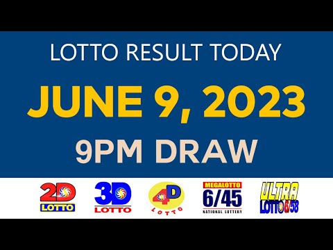 [Friday] Lotto Result Today JUNE 9 2023 9pm Ez2 Swertres 2D 3D 4D 6/45 6/58 PCSO