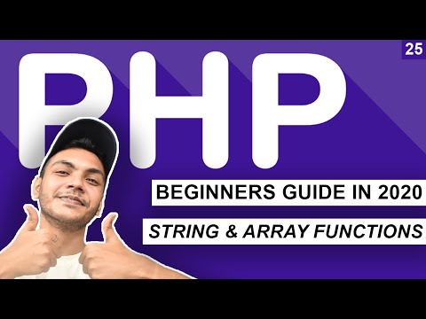 Array And String Functions In Php Php And Mysql Tutorials 25
