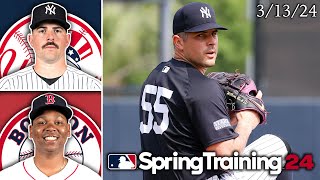 New York Yankees vs Boston Red Sox | Spring Training Highlights | 3/13/24