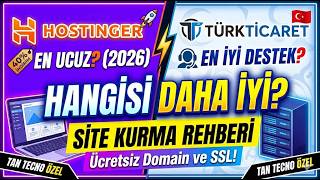 En İyi Hosting Hangisi? Hostinger vs Türkticaret | Site Kurma Rehberi