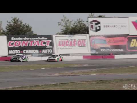 Robbie Nishida Leading Aurimas Bakchis - Formula Drift Canada World 2015