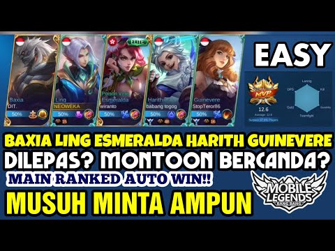 Baxia, Ling, Esmeralda, Harith, Guinevere Dilepas? Montoon Bercana? Mobile Legends M1