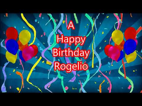 Rogelio Happy Birthday blue sunbeam