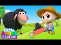 Baa Baa Black Sheep | Classic Nursery Rhyme | Little Angel And Friends Kid Songs