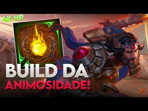 GILGAMESH SOLO, BUILD DA ANIMOSIDADE! 4K DE HP! - ⚡ Smite BR Conquista