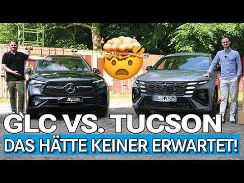 MERCEDES-BENZ GLC vs. HYUNDAI TUCSON – Which SUV is more convincing? 🔥