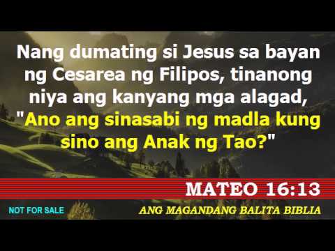 Magandang Balita Biblia - Mateo 16
