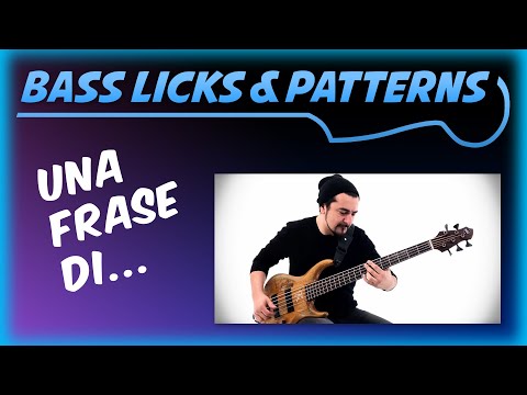 Una frase di Mario Guarini - Bass Licks & Patterns #1 - Lezioni di Basso Elettrico
