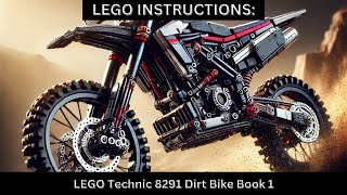 LEGO INSTRUCTIONS: Build the 8291 Dirt Bike! 🏍️✨ (Step-by-Step Flip Through)