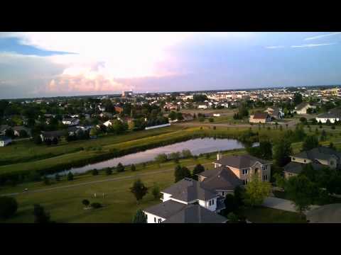 Aerial Views of Home and Cul-De-Sac