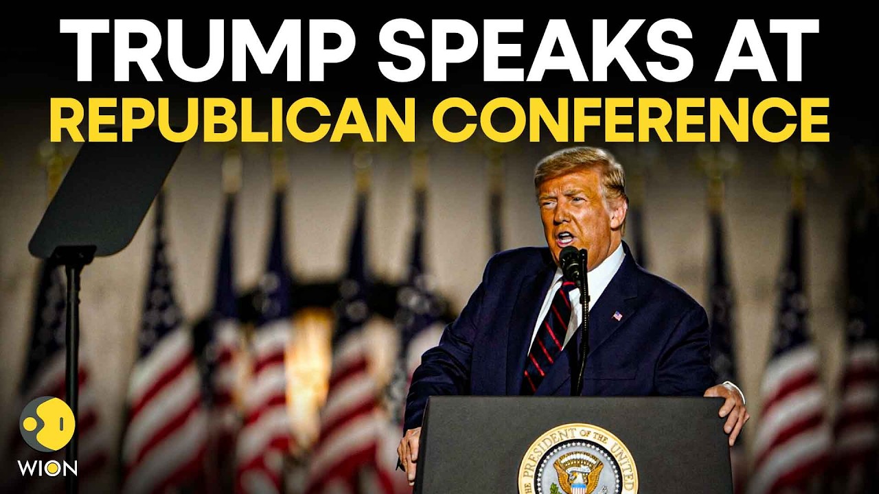 LIVE: Donald Trump Speaks at Republican Conference Before Returning to Washington | WION Live