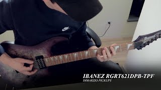 Video thumbnail for Ibanez RGRT621DPB-TPF Purple DiMarzio Pickups - Djent/Metal 2018 by Mikkel Lassalle