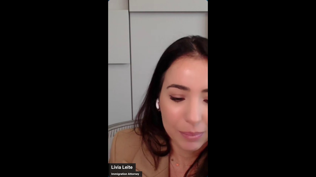 Advogada de Imigração Lívia Leite Responde dúvidas e fala sobre vistos imigratórios. AO VIVO!
