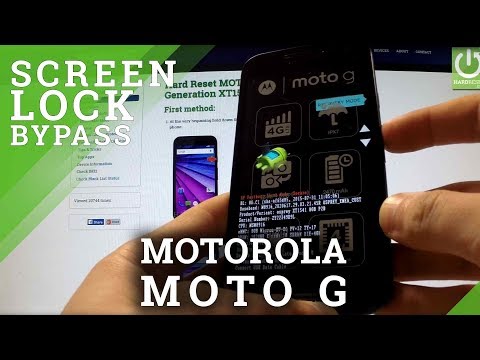 Hard Reset MOTOROLA Moto G 3rd Generation XT1540 - bypass Password Protection