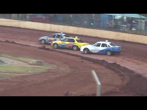 Production sedans IBP series round 2 heat 2 Maryborough Speedway