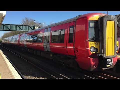 Class 387 Electrostar departs Polegate - 16/4/2022