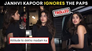 Janhvi Kapoor gets BRUTALLY TROLLED for 'ignoring' the paps in VIRAL video | Netizens ANGRY