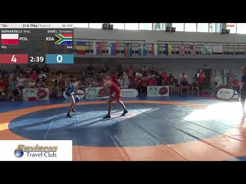 ZAPASY - Akademickie Mistrzostwa Polski oraz Mistrzostwa Świata weteranów - Warszawa 2022 - Mata 2.