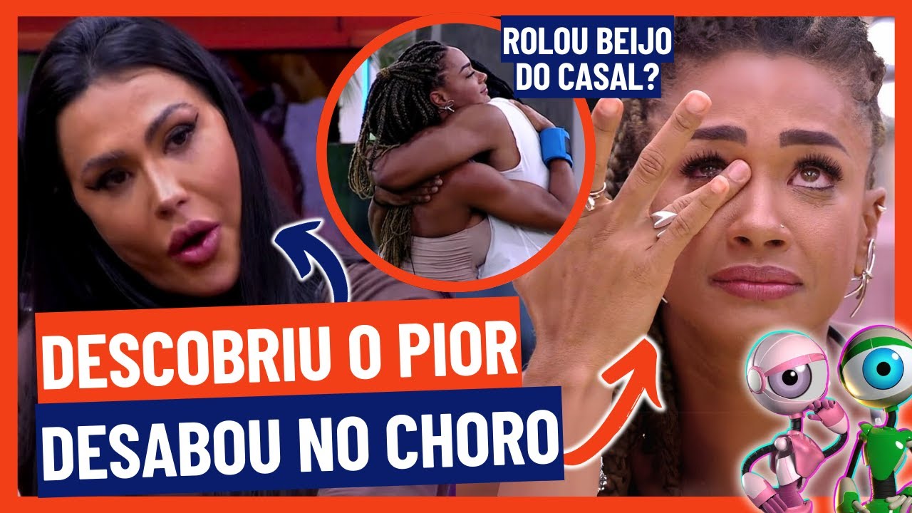 🔵 GRACYANNE DESCOBRE TUDO E DETONA DIOGO, ALINE CAI NO CHORO E TOMA A PIOR ATITUDE, BBB 25 AO VIVO