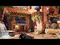 COZY ITALIAN VILLAGE AMBIENCE Relaxing Nature Sounds Fountain Sounds