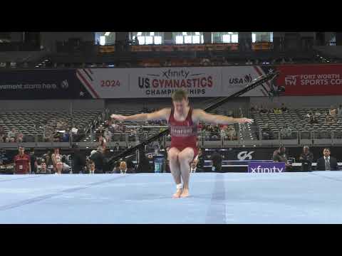 Ian Gunther  - Floor Exercise -  2024 Xfinity U.S. Championships  - Senior Men Day 2