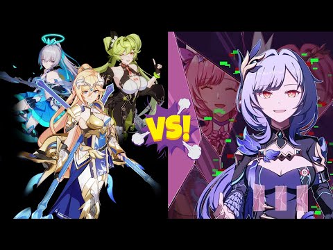 [Honkai Impact 3] HoC Elysia Meele Buff EX ABYSS Red Lotus DA (SS) HoTruth (S) Chrono Navi (SSS)