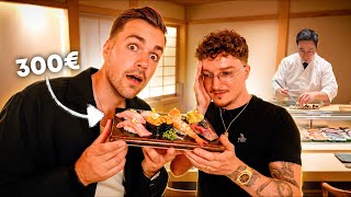 Ich teste das teuerste Sushi Deutschlands mit @jstin17 😳