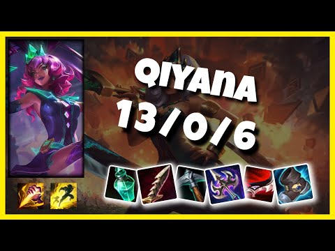 Qiyana vs Kayn KOREAN Challenger JUNGLE (13/0/6) - v10.24
