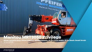 Manitou MRT3050 PRIVILEGE Diesel, 4x4 Drive And 4-Wheel St telehandler for sale - Image 4 | Forkliftonline PK Manitou MRT3050 PRIVILEGE Diesel, 4x4 Drive And 4-Wheel St telehandler | Image 4 - Forkliftonline