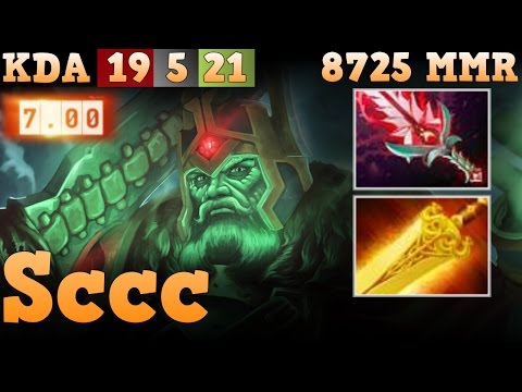 Sccc plays Wraith King with Radiance  top mmr Dota 2 full game.