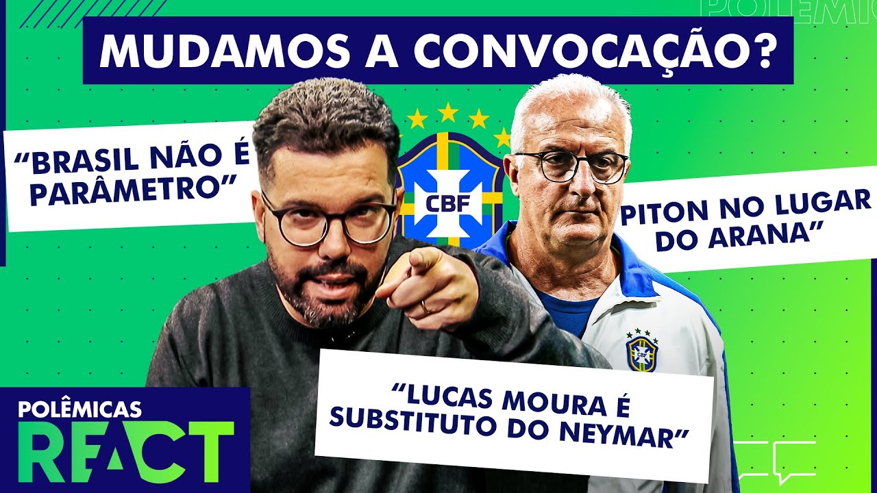 SERÁ QUE O PÚBLICO VIAJOU NOS "NOVOS" CONVOCADOS E O FORMIGA CONCORDOU? - POLÊMICAS REACT #31