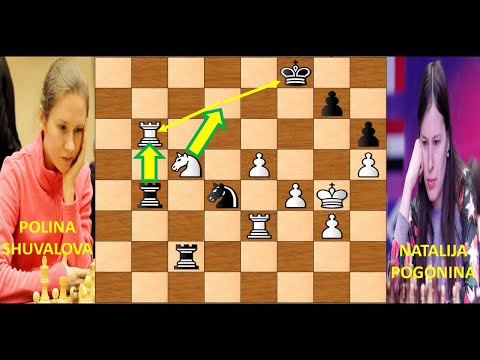 Polina Shuvalova VS Natalija Pogonina. Russian Women's Championship Superfinal 2020. Round 6