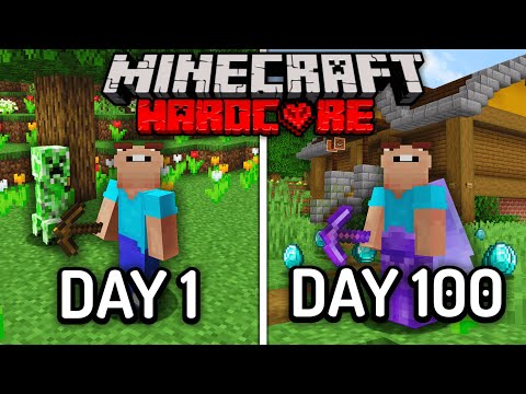 TheTerrain - I Survived 100 Days in Hardcore Minecraft... Here's What Happened