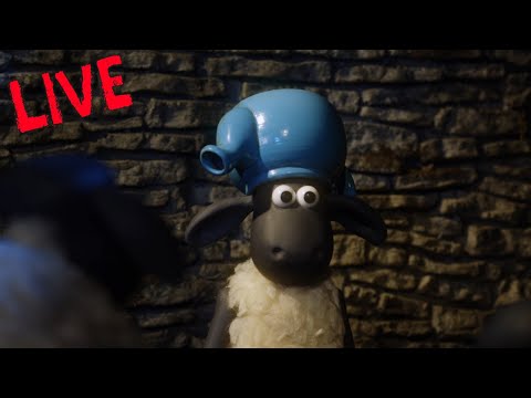 LIVE - Shaun The Sheep 🐑 Pranks on the Farm🐑⭐️ Kids Cartoons, Preschool, Relaxing Fun!