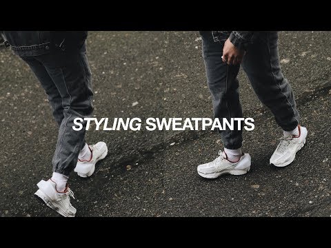 STYLING SWEATPANTS ft. Cole Buxton Warm Up Pants / Men’s Street Style