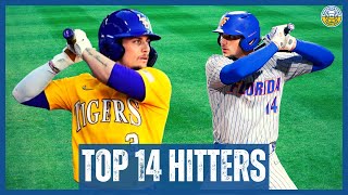 Ranking the Top 14 Hitters in SEC Baseball