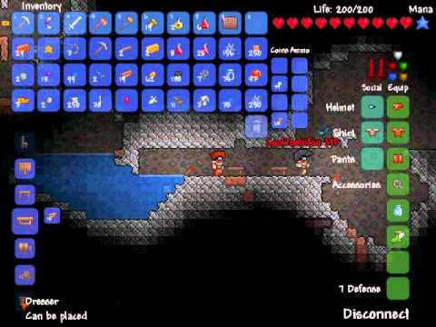 Azentiger and CoolYoshifan replay Terraria Part 18 Disconnection