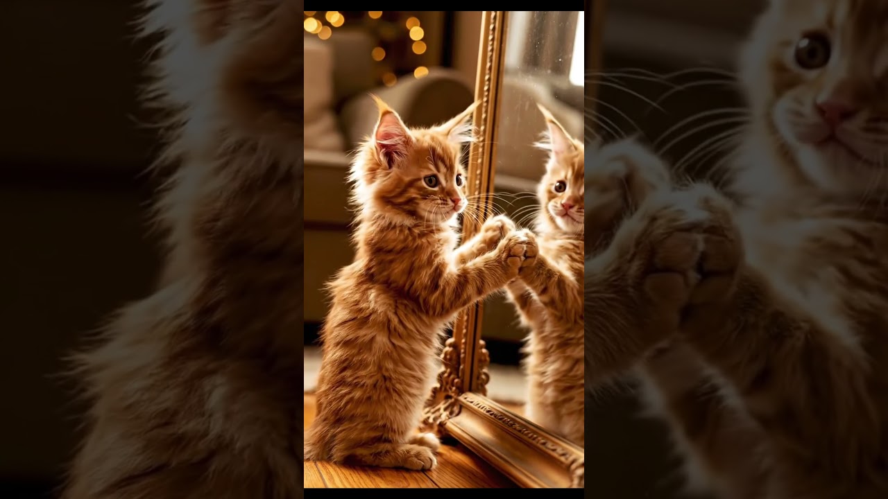 I am a Lion (Just Kidding)  #cat #catshorts #youtubeshorts