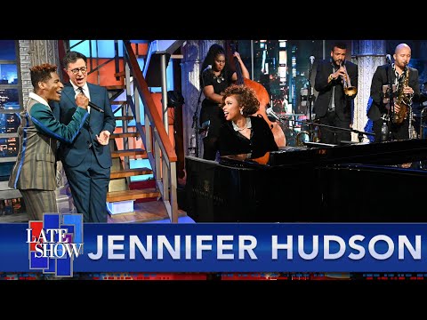 Jennifer Hudson, Jon Batiste, And Stephen Perform "(You Make Me Feel Like) A Natural Woman"