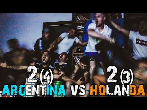 ARGENTINE VS. HOLLAND REACTION - HOW CRAZY! HOLD ON, HEART, HOLD ON!