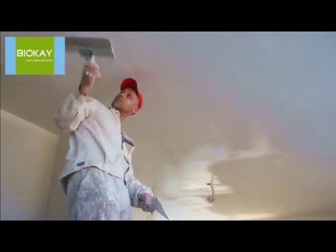 BIOKAY Lehmspachtel Verarbeitung