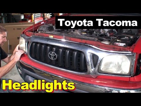 2004 Toyota Tacoma Headlight and Sidelights