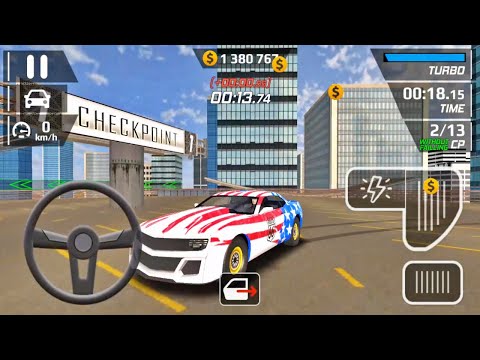 Car Driving Stunts Simulator: Smash Car Hit American Car Driving - All Cars Unlocked Gameplay