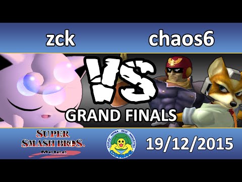 Melee @ Cosmagame #6 - Grand Finals - zck (Rondoudou) vs chaos6 (Fox, C.Falcon)