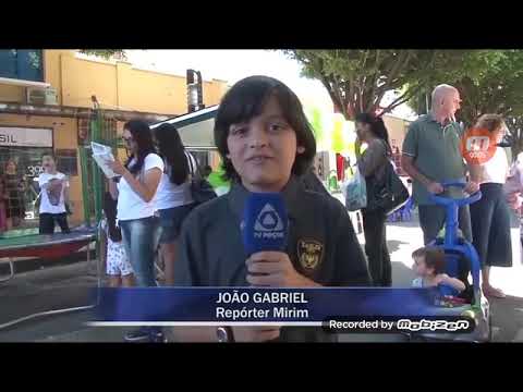 Reporter mirim Primeira reportagem