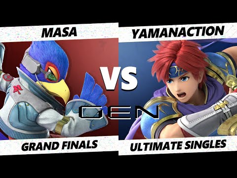 Gen 1.1 GRAND FINALS - Yamanaction (Steve, Roy) Vs. MASA (Falco) Smash Ultimate - SSBU