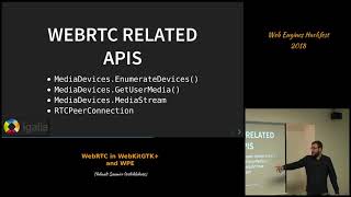 WebRTC in WebKitGTK+ and WPE (Web Engines Hackfest 2018)
