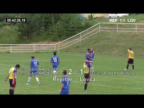 19.6.2016 Repište - Lovča 3:4 (2:1) GÓLY