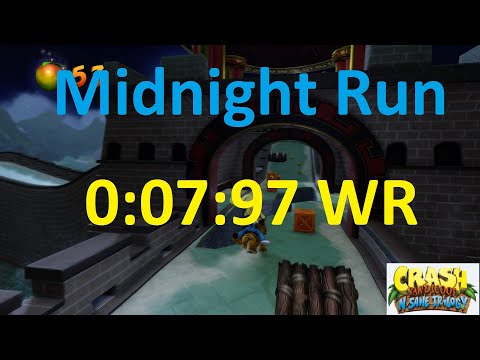 Crash Bandicoot 3 NST _ Midnight Run 0:07:97 WR [PS4]