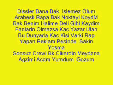 K-LiTe Sonsuz Crew Diss To Crazy Ossie Reklam Pesinde Kosma Yosma 2011